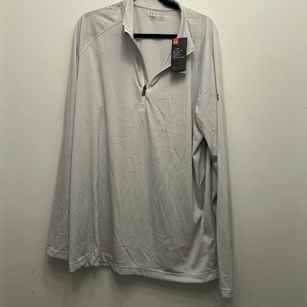 Under Armour Heat Gear Striped 1/4 zip